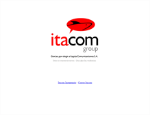 Tablet Screenshot of itacom.com.py